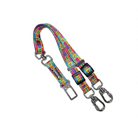 Cinto de Segurança Duplo para cachorros Emoji