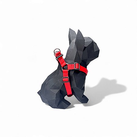 Peitoral Americano para cachorros Vermelho