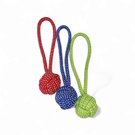 Brinquedo para cachorro com Mordedor Corda Puxa Puxa