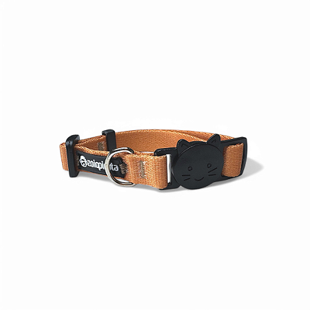Coleira para Gatos Breakaway Anti-Enforcamento Terracota