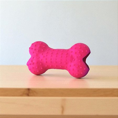 Brinquedo Mordedor Osso com Cravos para Cães – Anti-Stress e Limpeza dos Dentes
