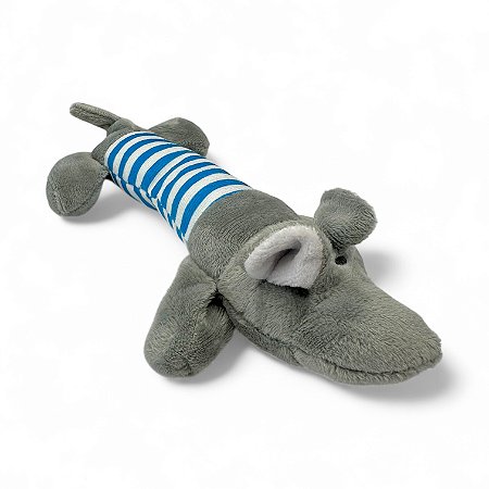 Brinquedo de Pelúcia Almofada Bichinho com Apito para Cachorro