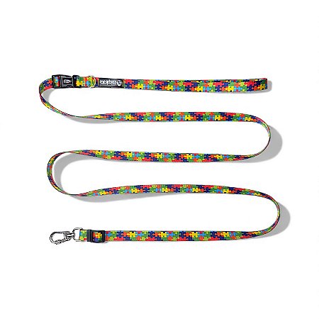 Guia Mãos Livres para cachorros Quebra-Cabeça Autismo Suporte Emocional