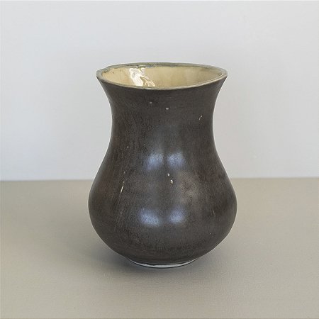 Vaso em Cerâmica Mod: Savana de 15x12cm - Cor: Patagônia