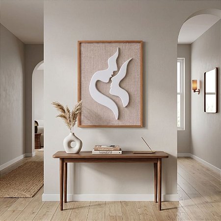 Quadro Artesanal em alto Relevo - Dueto - 80x60cm