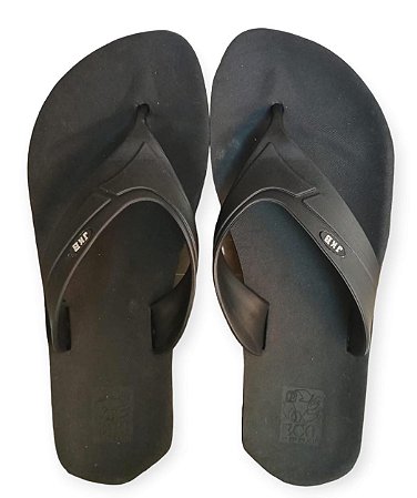 Chinelo Masc JKB Tratorado Sola Borracha de Pneu Resistente Preto