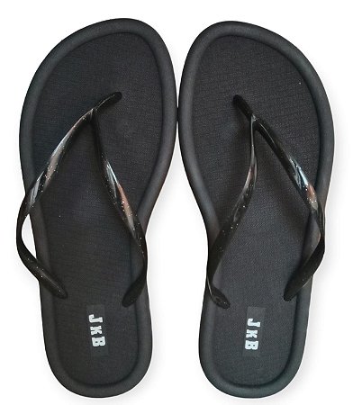 Chinelo Feminino Slim Nuvem Solado Micro Expandido Preto, a mais vendida