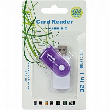 Leitor de cartão de memoria USB 2.0 Card Reader - Computadores e acessórios  - Vila Parque Jabaquara, São Paulo 1252625788