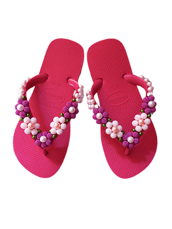 Chinelo Havaianas Top Decorados Pink