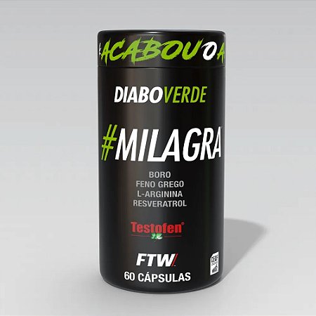 DIABO VERDE #MILAGRA - 60 CÁPS