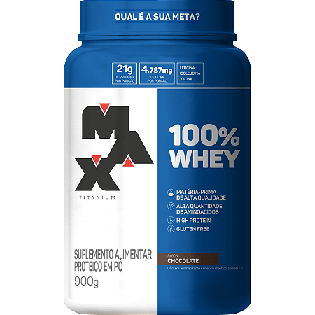 Whey 100% Max Titanium Chocolate