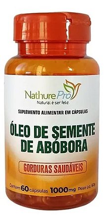 ÓLEO DE SEMENTE DE ABÓBORA - NATHURE PRO