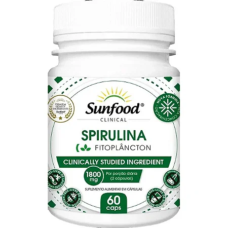 Spirulina Sunfood 60 Caps