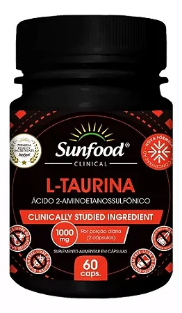 Taurina 1000mg 60caps Sunfood