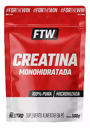 Creatina Monohidratada 100% Pura Refil 500g - FTW