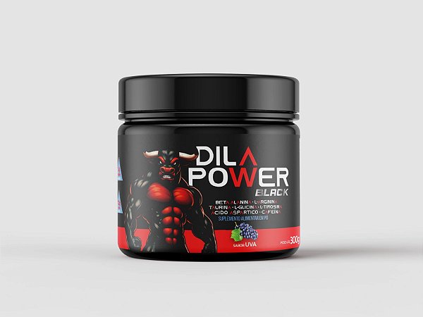 DILAPOWER BLACK VASODILATADOR 300G *SABOR UVA*