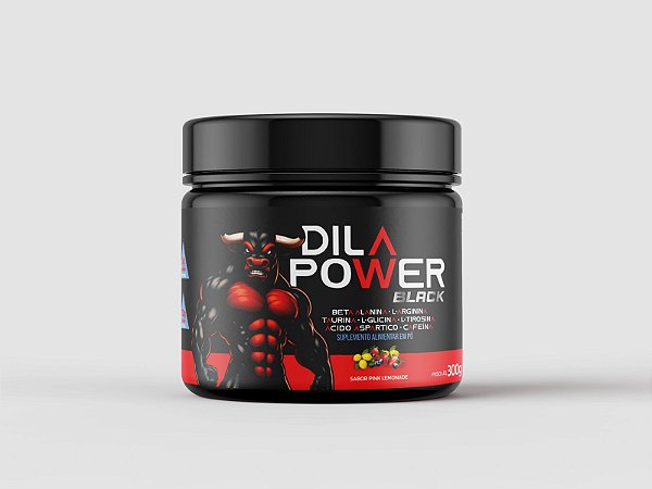 DILAPOWER BLACK VASODILATADOR 300G *SABOR PINK LEMONADE*