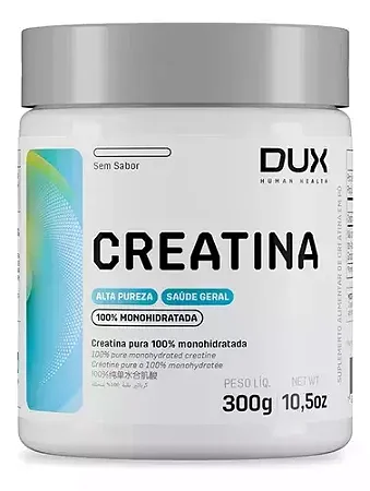 Creatina 100% Monohidratada (300g) Dux pote