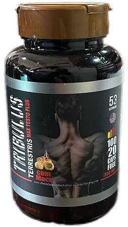 TRIBULUS COM MACA MAX TESTO PLUS 120 CAPS