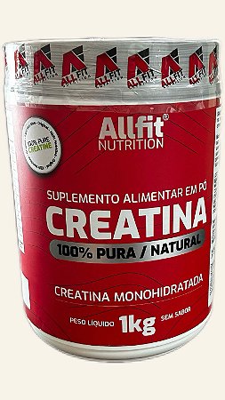 CREATINA 1KG ALLFIT 100% PURA/NATURAL