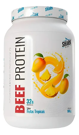 Beef Protein 900g Shark Pro Zero Lactose Sabor Frutas Tropicais