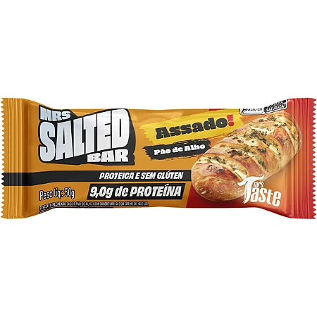 Barra de Proteína - Taste Cookie Bar Salted Pão De Alho