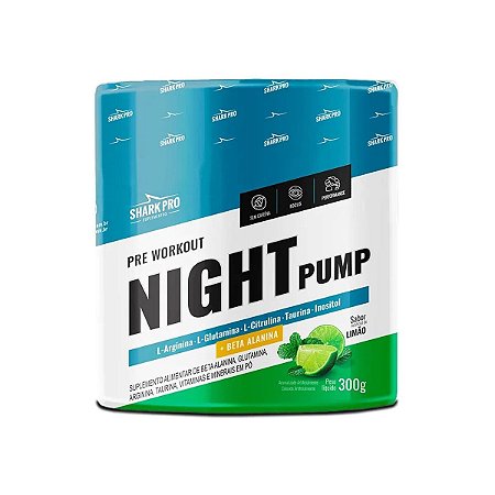 Night Pump - 300g Limão - Shark Pro