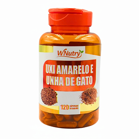 Uxi Amarelo e Unha de Gato 120 cápsulas WNutry