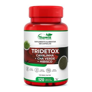 TRIDETOX Cavalinha + Chá verde + Hibisco em capsulas