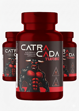PRÉ VENDA - 3 CATRACADA TURBO– Força, Energia e Potência em Cada Dose!