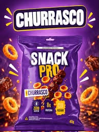 Salgadinho Proteico Snack Pro 40g 8g Proteína Churrasco