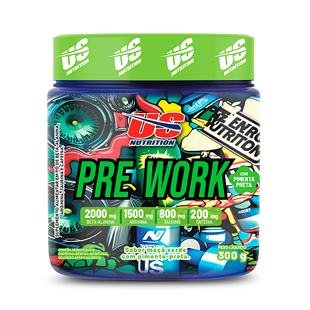 Pre Work US 300g - Maçã Verde