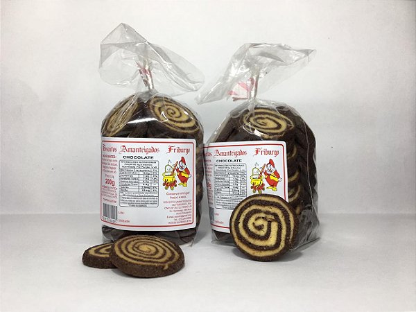 Biscoito  Amanteigado Chocolate tipo Rocambole