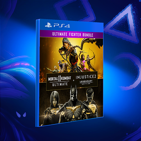 Pacote Mortal Kombat 11 Ultimate + Injustice 2 Ed. Lendária - Ps4 - Mídia Digital