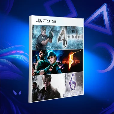 Pacote Triplo Resident Evil - Ps5 - Mídia Digital