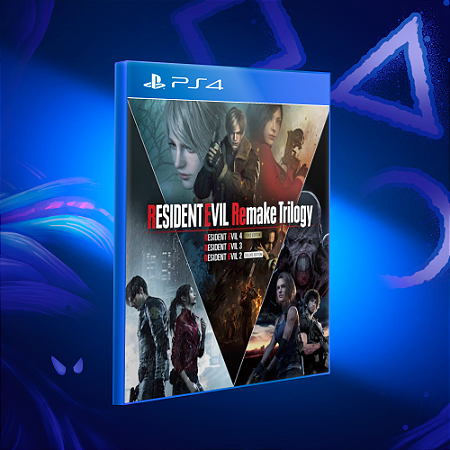 Resident Evil Remake Trilogy - Ps4 - Mídia Digital