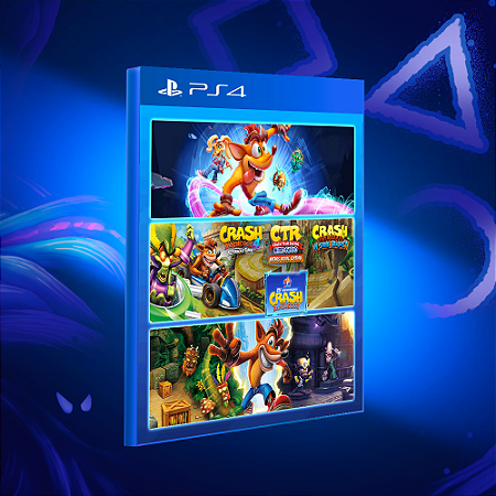 Crash Bandicoot - Pacote de Crashiversário - Ps4 - Mídia Digital