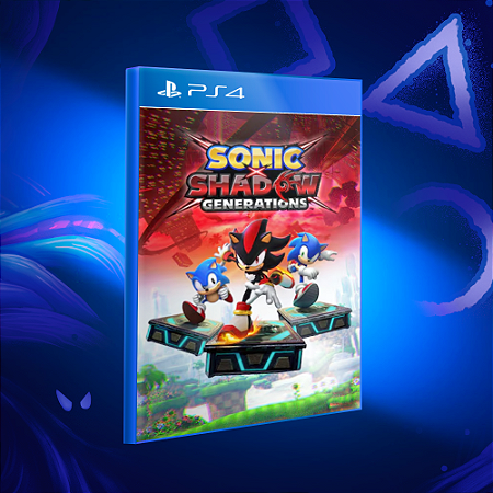 SONIC X SHADOW GENERATIONS - Ps4 - Mídia Digital