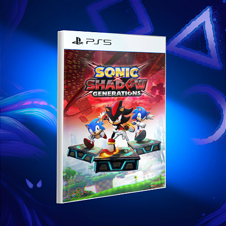 SONIC X SHADOW GENERATIONS - Ps5 - Mídia Digital