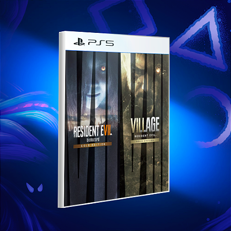 Resident Evil 7 Gold Edition & Village Gold Edition - Ps5 - Mídia Digital