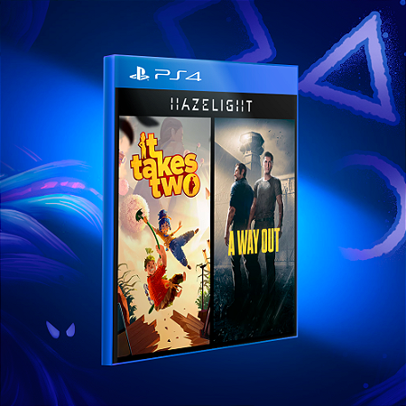 Pacote Hazelight (It Takes Two + A Way Out) - PS4 - Mídia Digital