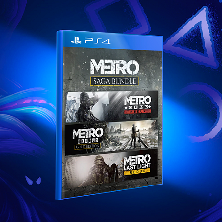 Conjunto Metro Saga - Ps4 - Mídia Digital