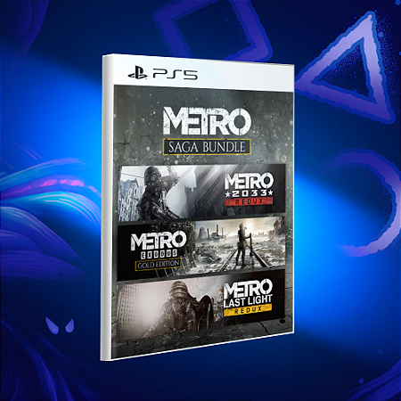 Conjunto Metro Saga - Ps5 - Mídia Digital