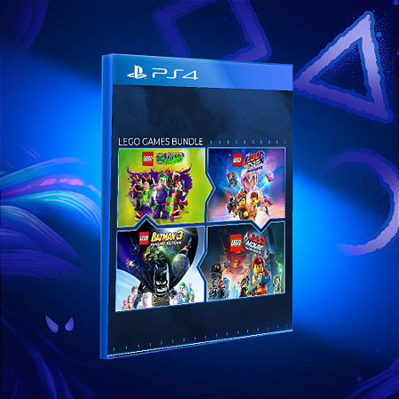 Conjunto De Jogos Lego - PS4 - Mídia Digital