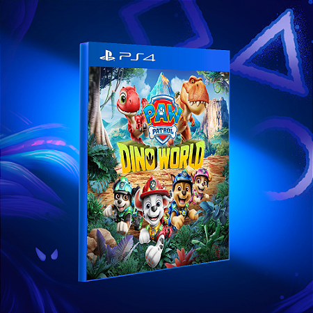 Patrulha Canina – O Mundo Dos Dinossauros - PS4 - Mídia Digital