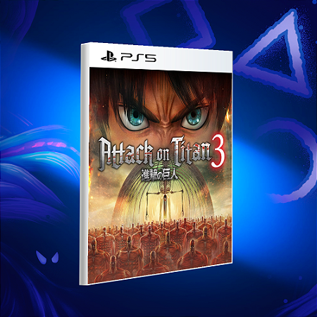 Attack On Titan 3 - PS5 - Mídia Digital