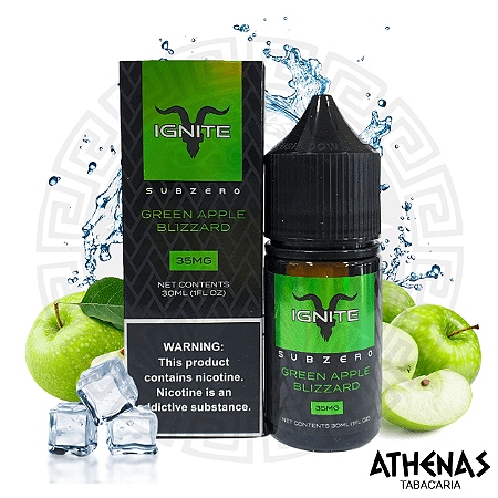 IGNITE SALT - GREEN APPLE BLIZZARD 30ML (35MG)