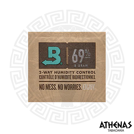 UMIDIFICADOR DE CHARUTOS - BOVEDA - SACHÊ 8G 69%