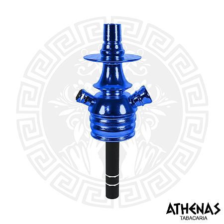 STEM - BLACK HOOKAH - MINI MONSTER AZUL METALIZADO