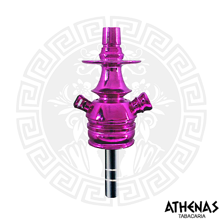 STEM - BLACK HOOKAH - MINI MONSTER ROSA METALIZADO